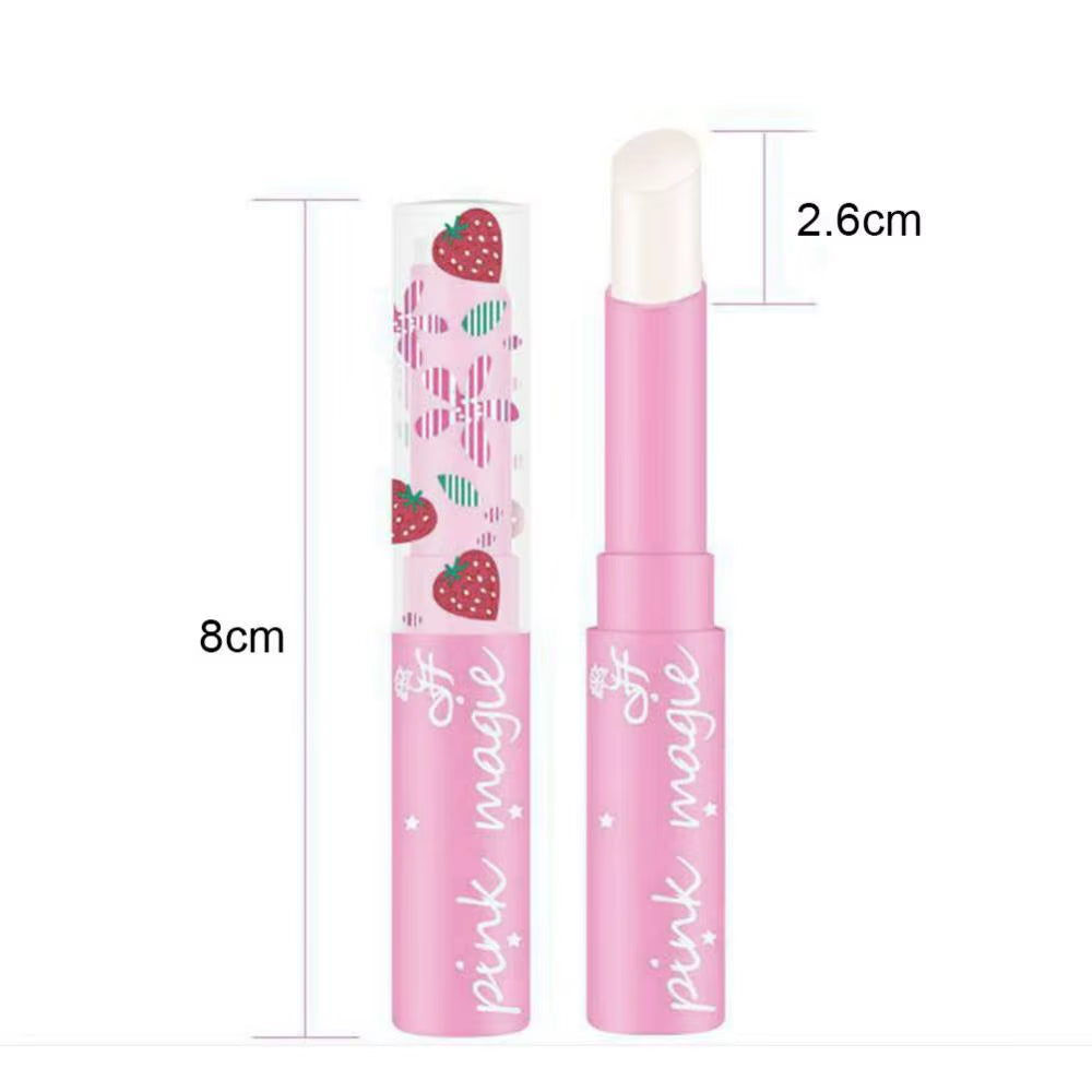 Lady Girls Moisturizing Lip Balm Natural Formula Cute Nutritious Lip Gloss Natural Strawberry Lipstick Plant Organic Lips