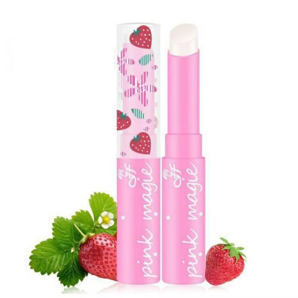 Lady Girls Moisturizing Lip Balm Natural Formula Cute Nutritious Lip Gloss Natural Strawberry Lipstick Plant Organic Lips