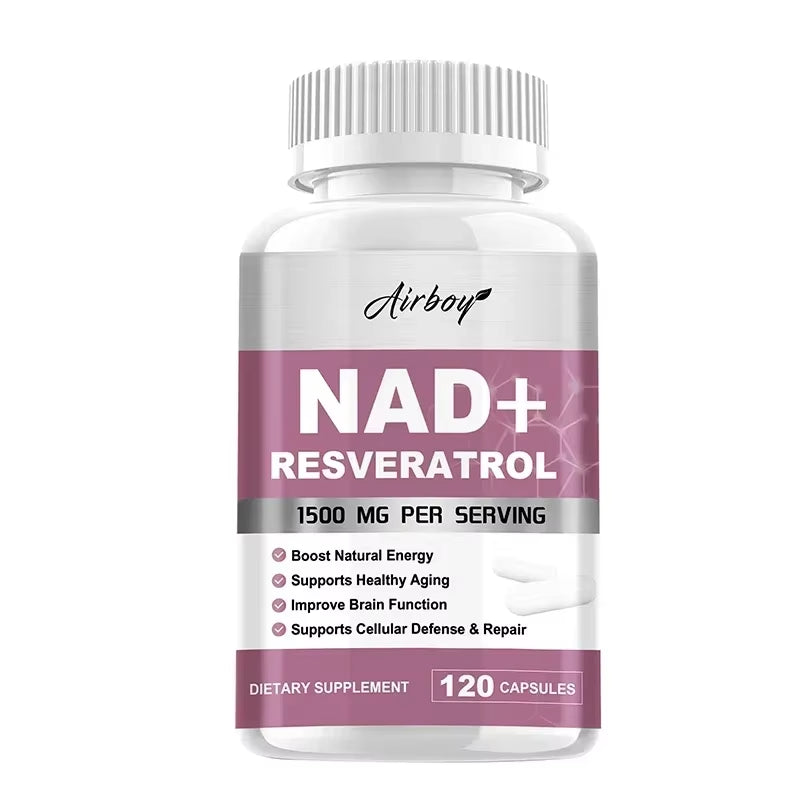 NAD plus Supplement - Natural Energy, Cellular Health, anti Aging, Nad Nicotinamide Riboside