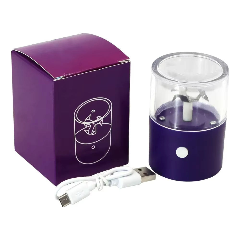 Hot Ins Electric Dry Herb Grass Grinder USB Charging Fully Automatic Tobacco Herbal Crusher Smoking Accessories