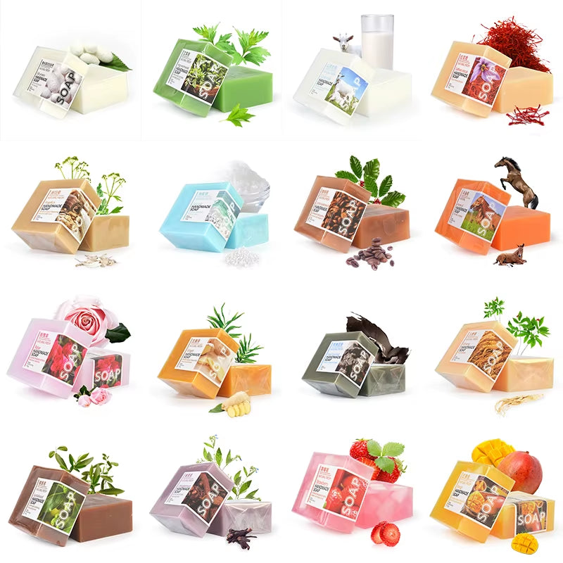 Detox Acne Skin Care Aloe Vera Gel 100% Pure Aloe Vera Gel Natural Whitening Soap Aloe Vera Soaps Essential Oil Handmade Soap