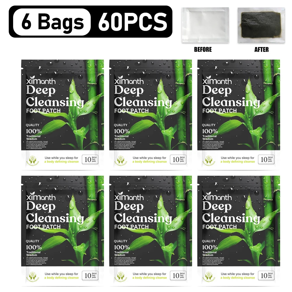 10-200PCS Detox Foot Patches Stress Relief Feet Deep Sleep Herbal Detox Sticker Conditioning Body Relieve Stress Foot Care Tool