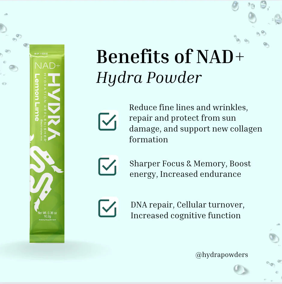 Hydra Electrolyte Powder NAD+