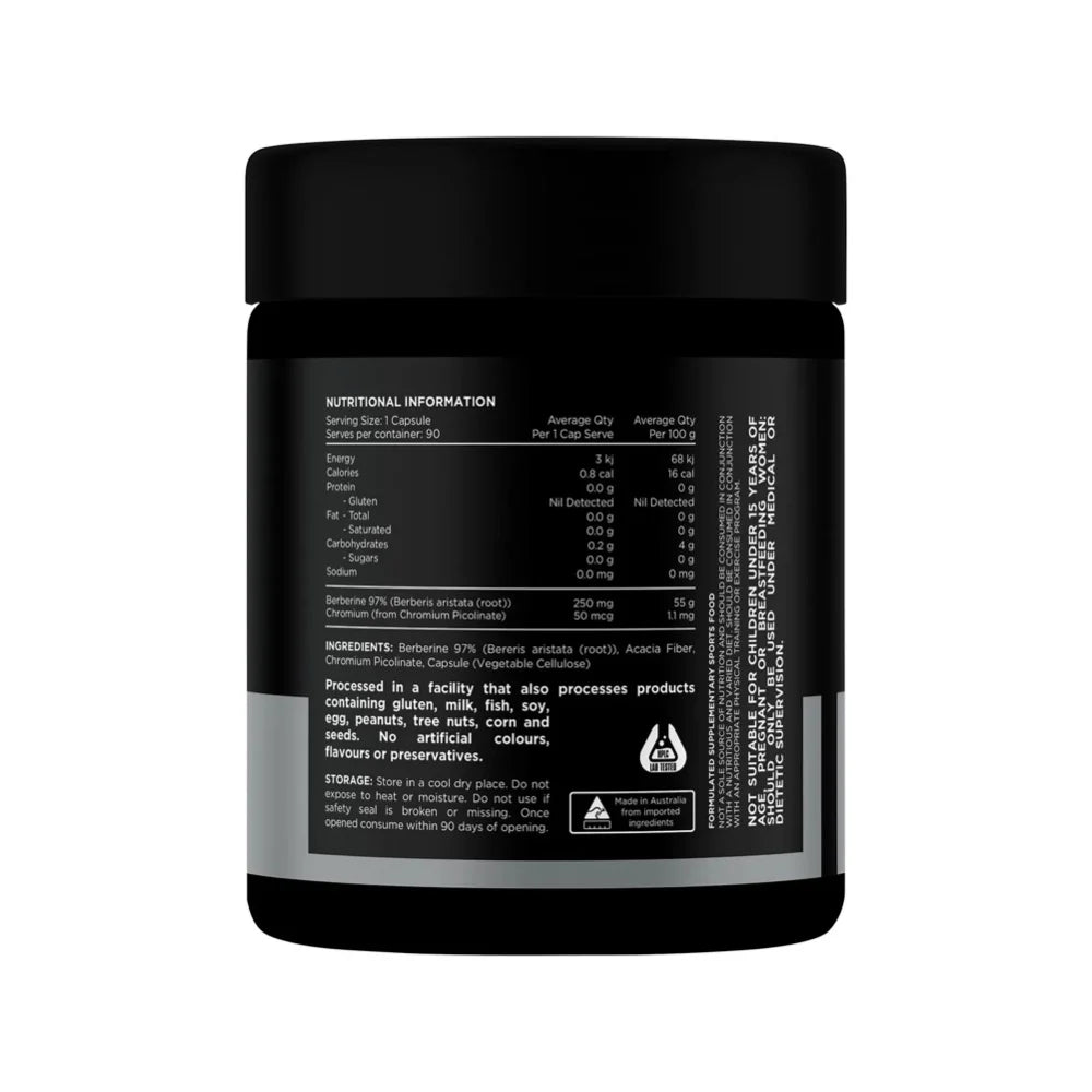 Berberine+ plus Chromium Picolinate 90 Caps
