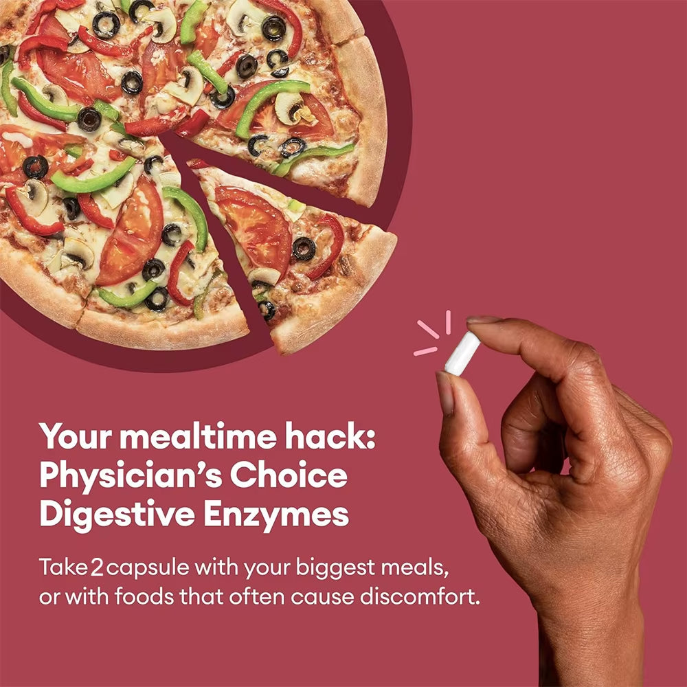 Organic Digestive Enzyme Supplement - Promotes Nutrient Absorption, Digestion and Intestinal Health for Adults Men and Women