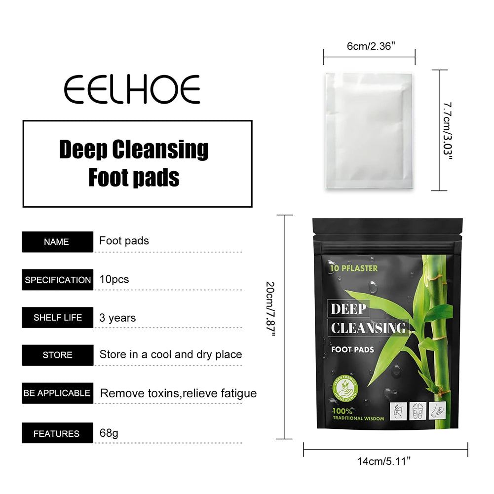 Multifunctional Body Health Adhesive Herbal Formula Stress Relief Feet Pads
