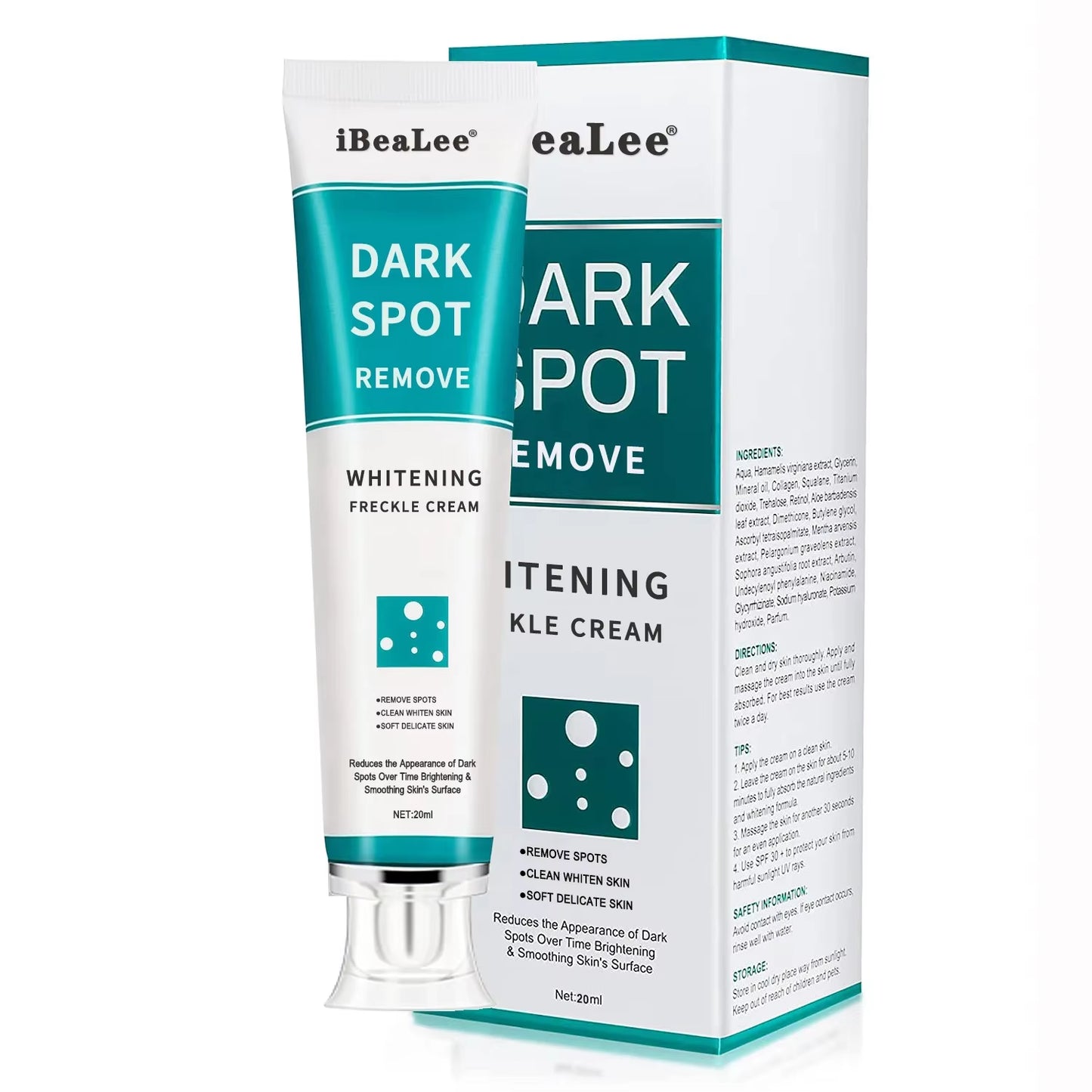 Whitening Freckle Cream Remove Dark Spots Remove Melasma anti Freckle Cream Fade Pigmentation Anti-Aging Light Skin Care