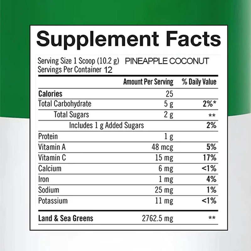 Superfood Sport Greens Singles 12Pk