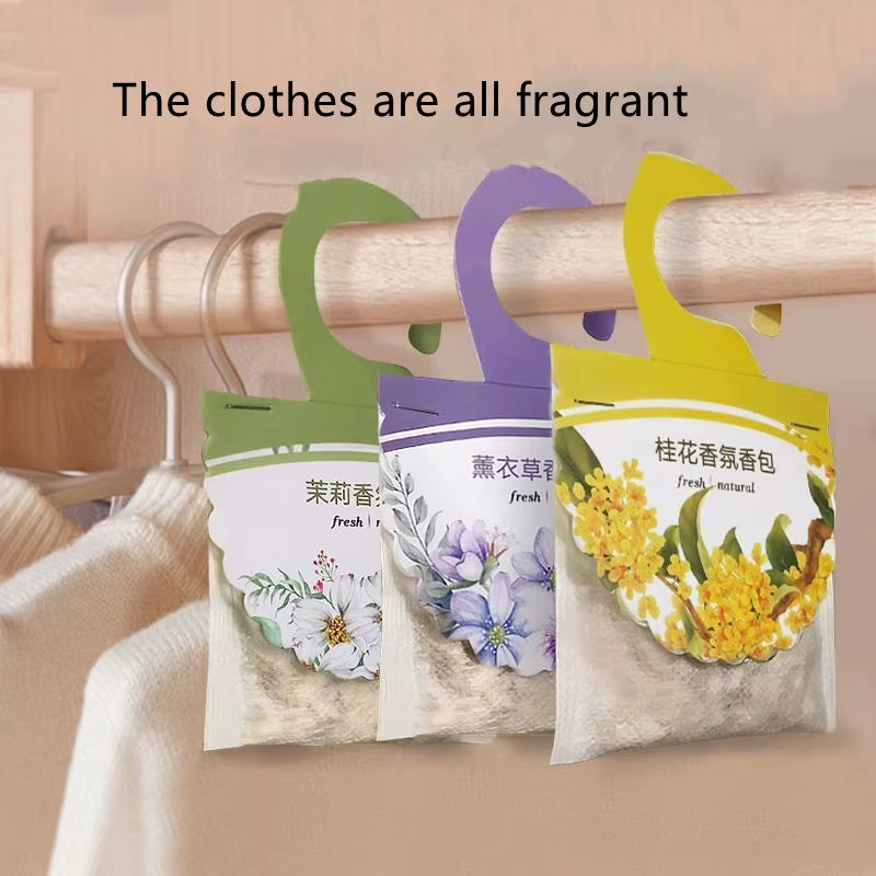 Natural Sachet Hanging Lavender Spice Pack Bedroom Closet Aromatherapy Long-Lasting Deodorizing Air Freshener