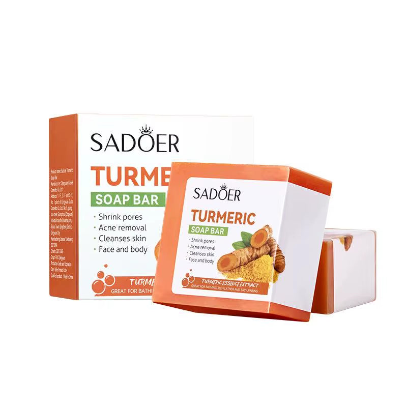 Herbal Turmeric Soap Moisturize Control Oil and Clean Soap Prevent Dry Skin Hydrating and Moisturizing Product Body Care