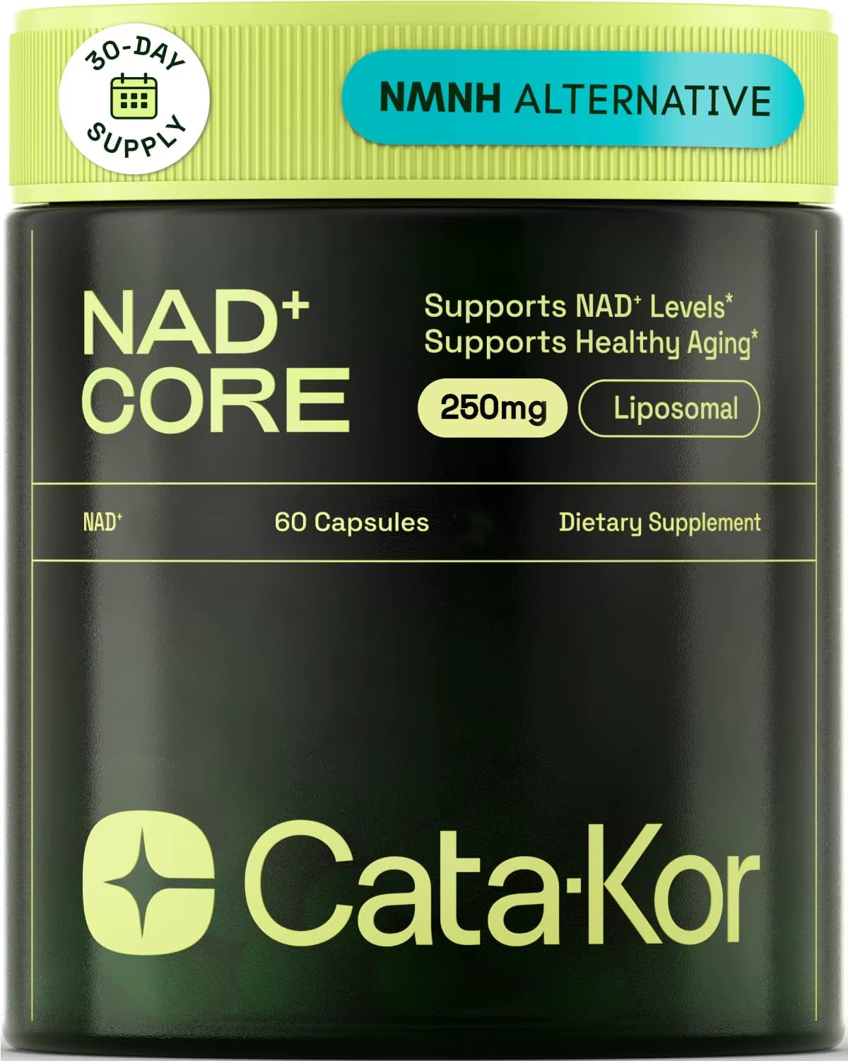 NMNH Supplement Alternative - Liposomal NAD(CORE) with Resveratrol - High Purity NAD Supplement for Anti-Aging, Energy, Focus