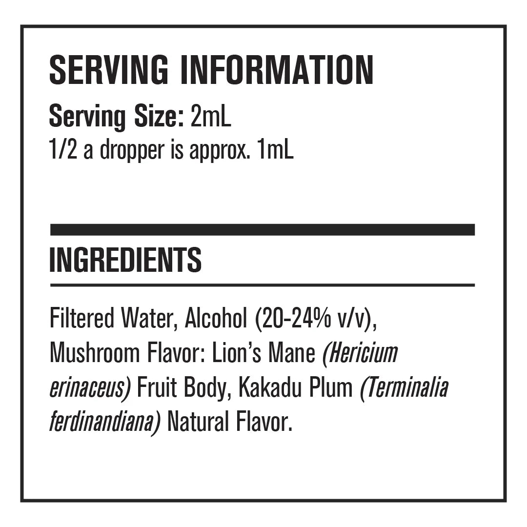 Lion'S Mane+ Liquid Double Extract