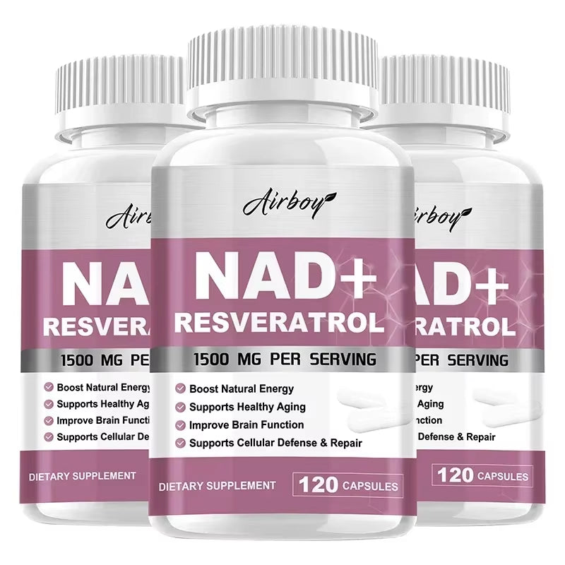 NAD plus Supplement - Natural Energy, Cellular Health, anti Aging, Nad Nicotinamide Riboside