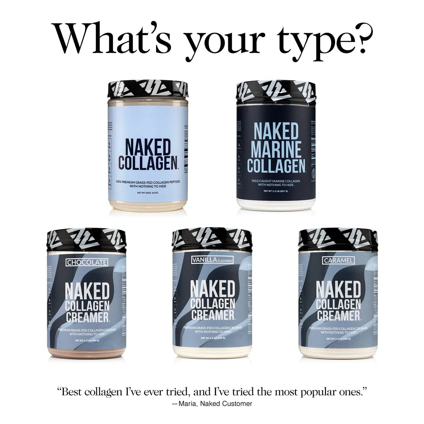 Collagen Peptides Protein Powder | Naked Collagen - 20 Oz