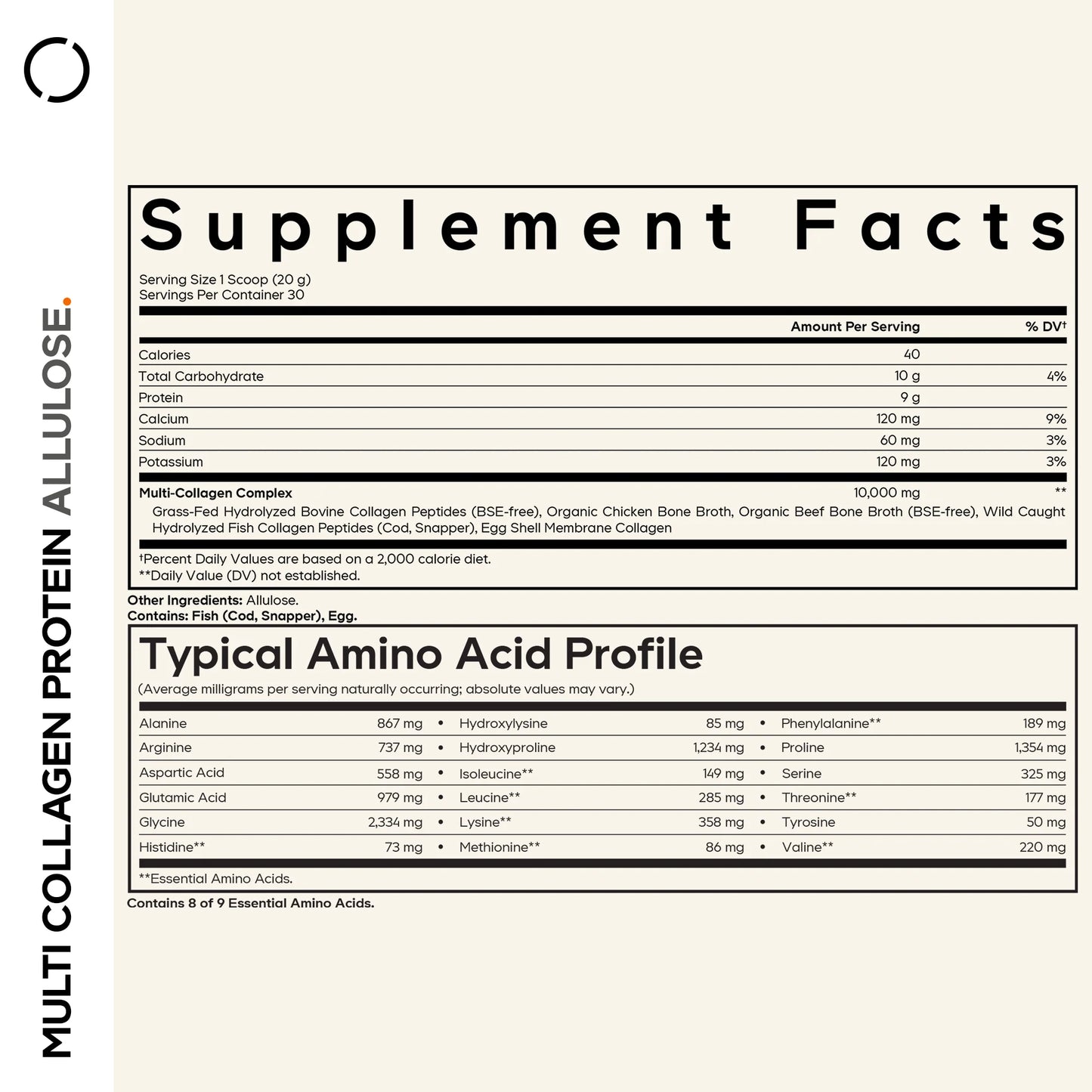 Multi Collagen Peptides Allulose