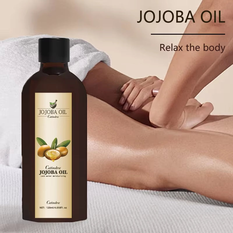 Revitalize Your Skin with 120ml Jojoba Oil - Natural Moisturizing Cream for Spa-like Body Care and Firmness