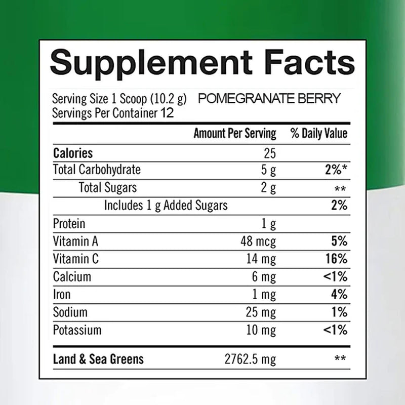 Superfood Sport Greens Singles 12Pk