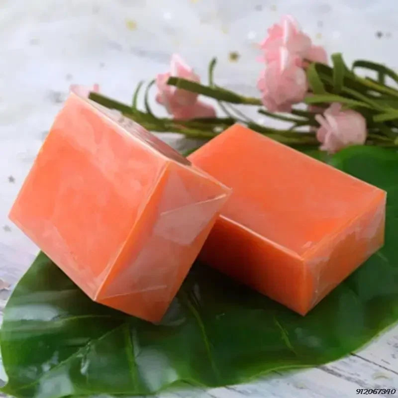 100G Kojic Acid Skin Lightening Soap with Glutathione Handmade Brightening Bleaching Soap for Face 3 Color Options Available