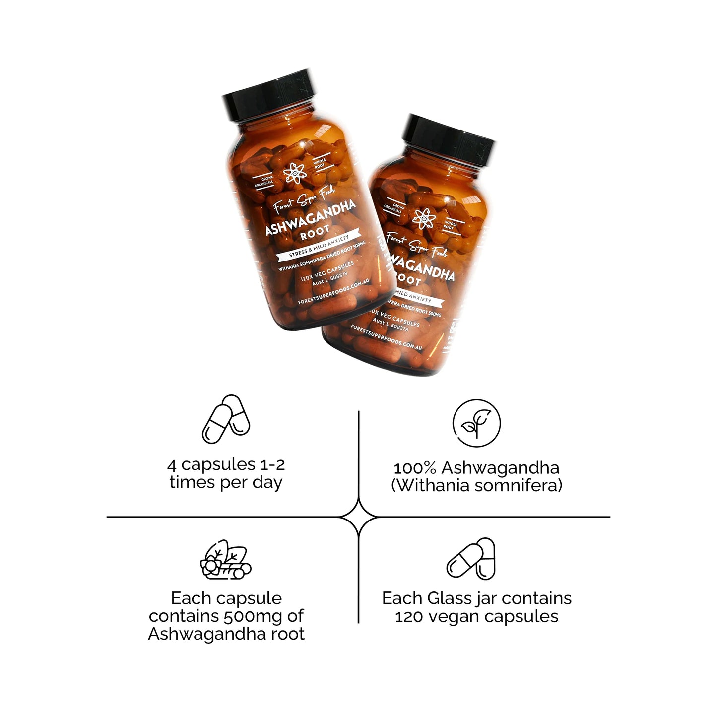 Organic Ashwagandha Capsules