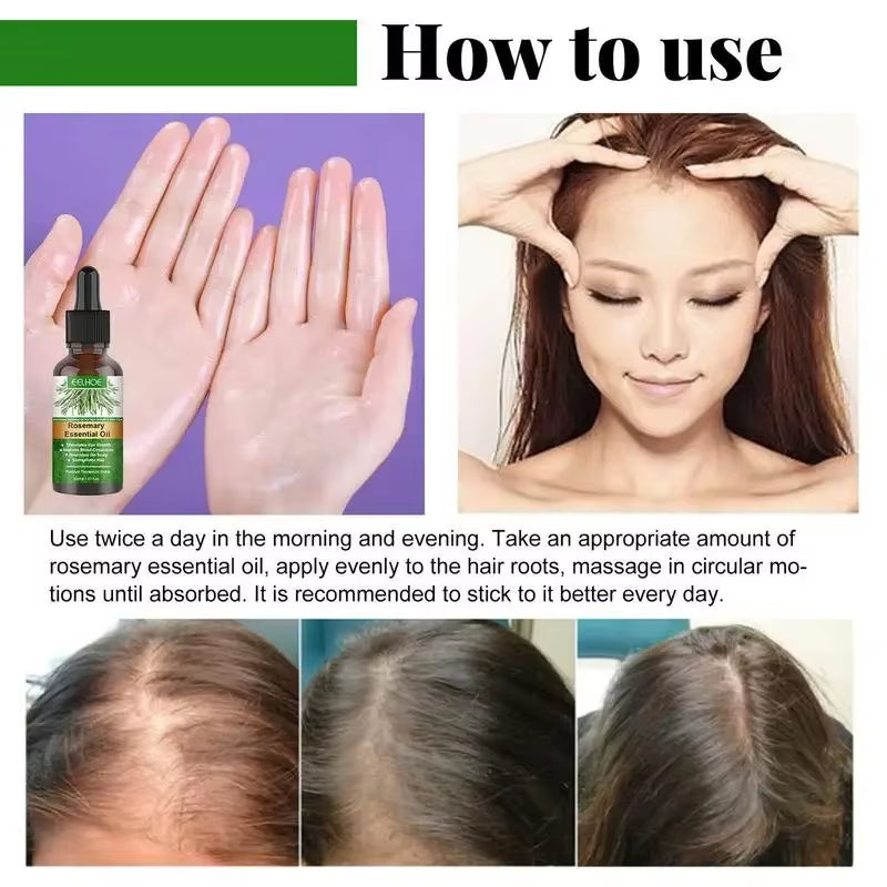 Rosemary Essentiall Oil Hair Growth Products Organic Products Scalp Hair Strengthening Oil for Nourish Shiny Healthy