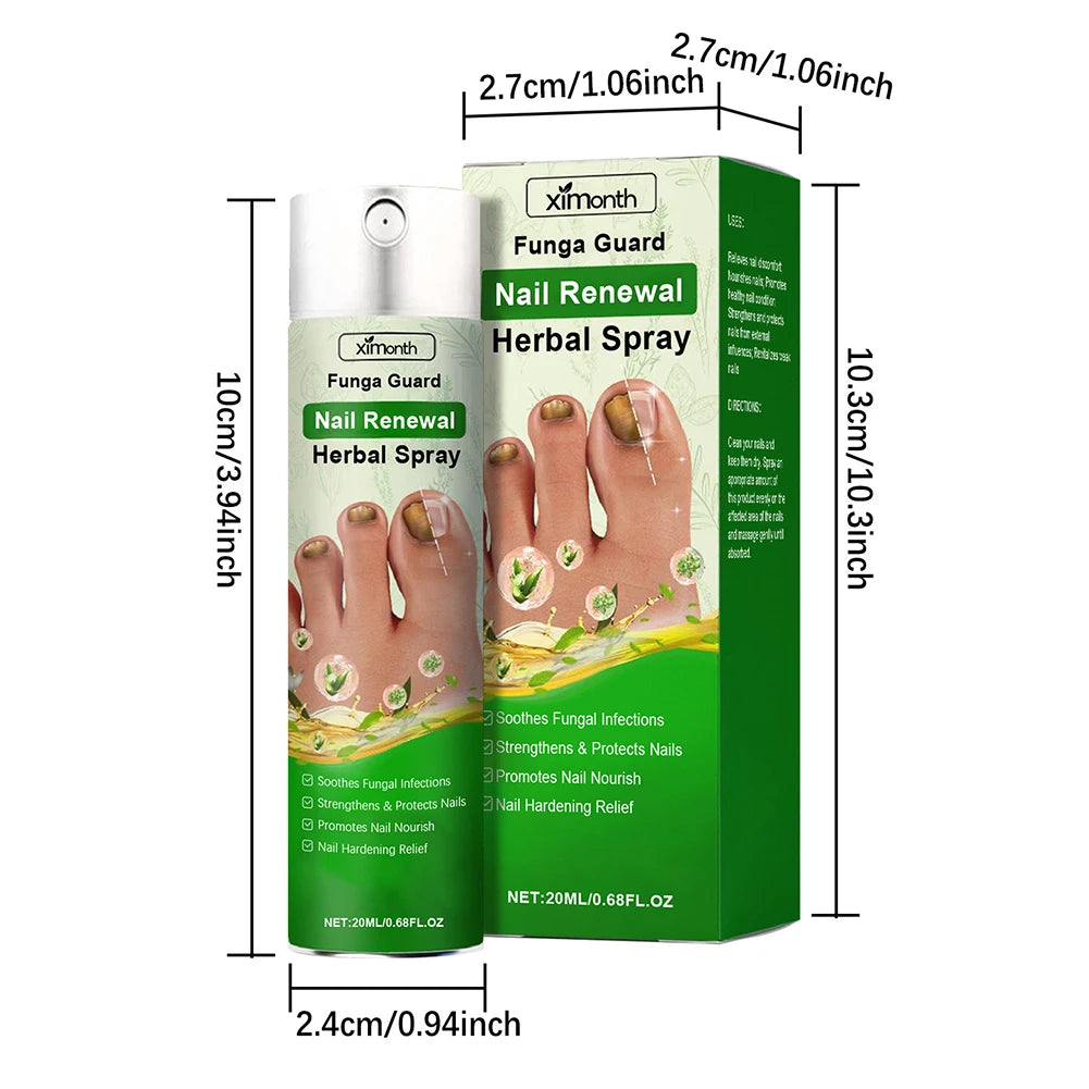 Nail-Fungal Treatments for Toenails Herbal Ingredients for Remove Onychomycosis
