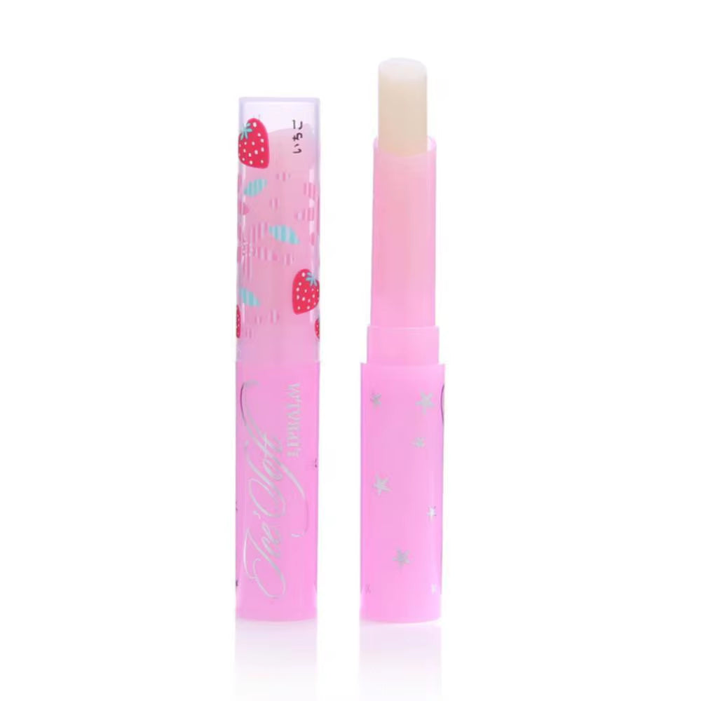 Lady Girls Moisturizing Lip Balm Natural Formula Cute Nutritious Lip Gloss Natural Strawberry Lipstick Plant Organic Lips