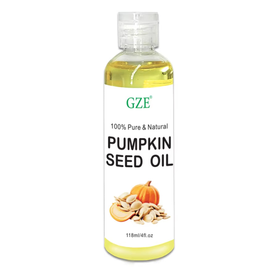Pumpkin Seed Carrier Oil Organic Pure Natural Cold Pressed Unrefined Oil for Skin, Hair, Body