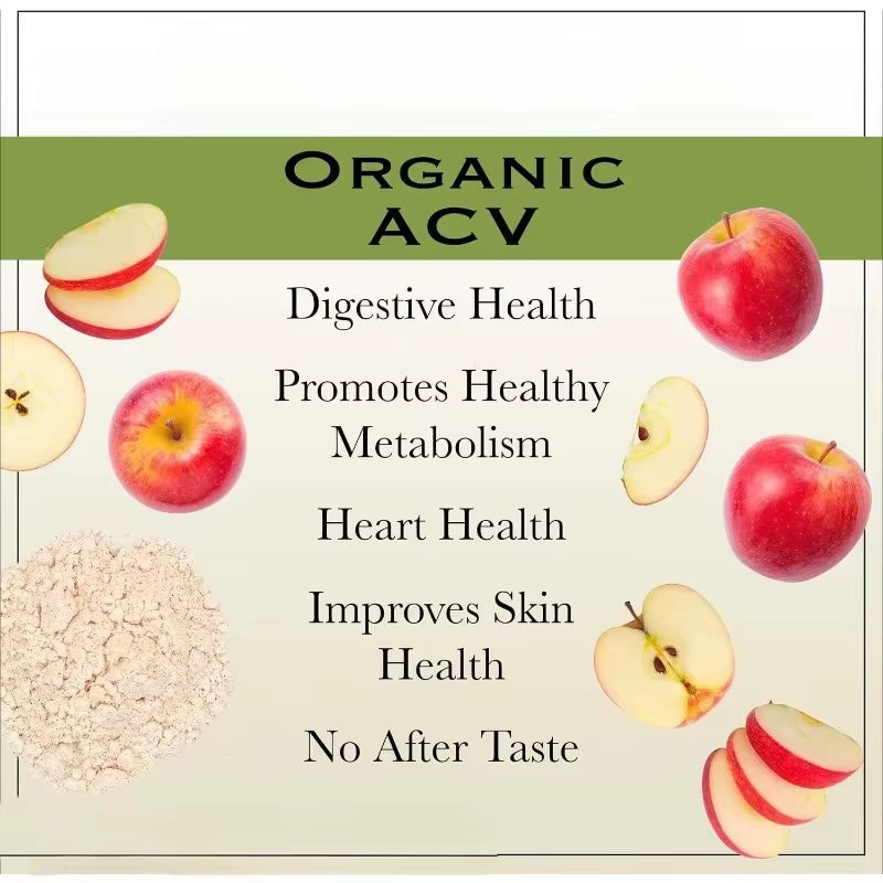 Organic Apple Cider Vinegar Capsules Containing Mother and Organic Cayenne | 650Mg | 60 Vegetarian Capsules