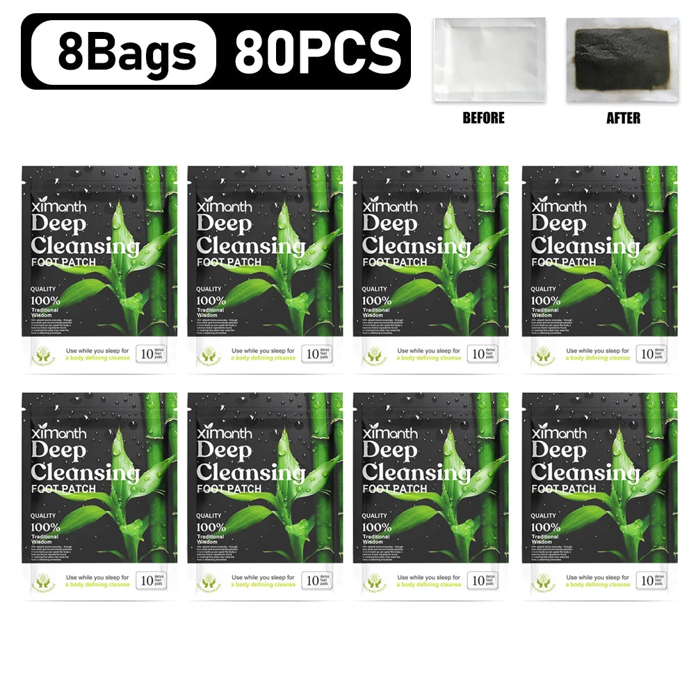 10-200PCS Detox Foot Patches Stress Relief Feet Deep Sleep Herbal Detox Sticker Conditioning Body Relieve Stress Foot Care Tool