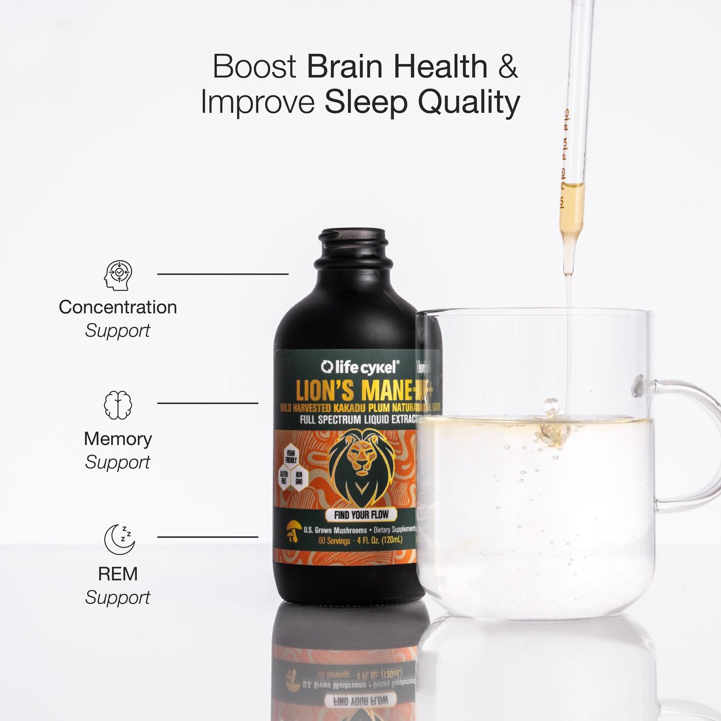 Lion'S Mane+ Liquid Double Extract