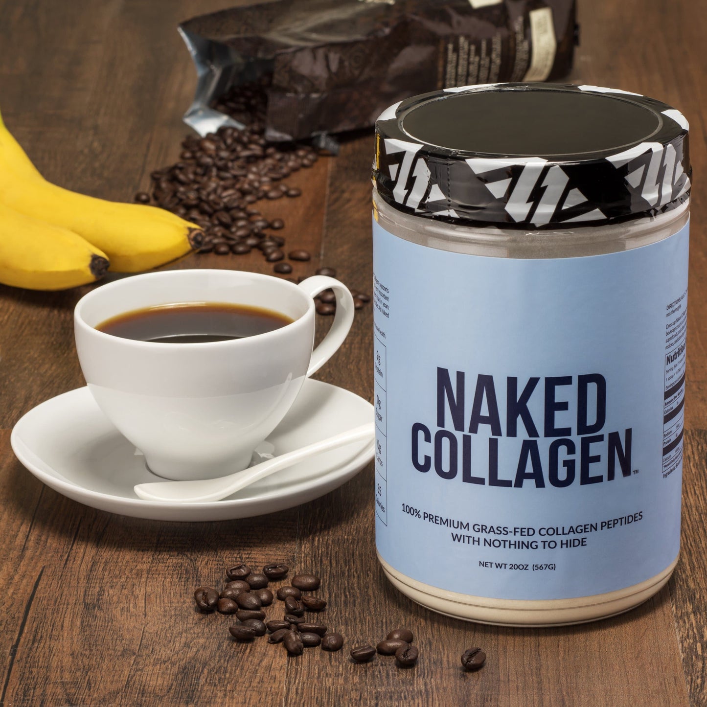 Collagen Peptides Protein Powder | Naked Collagen - 20 Oz