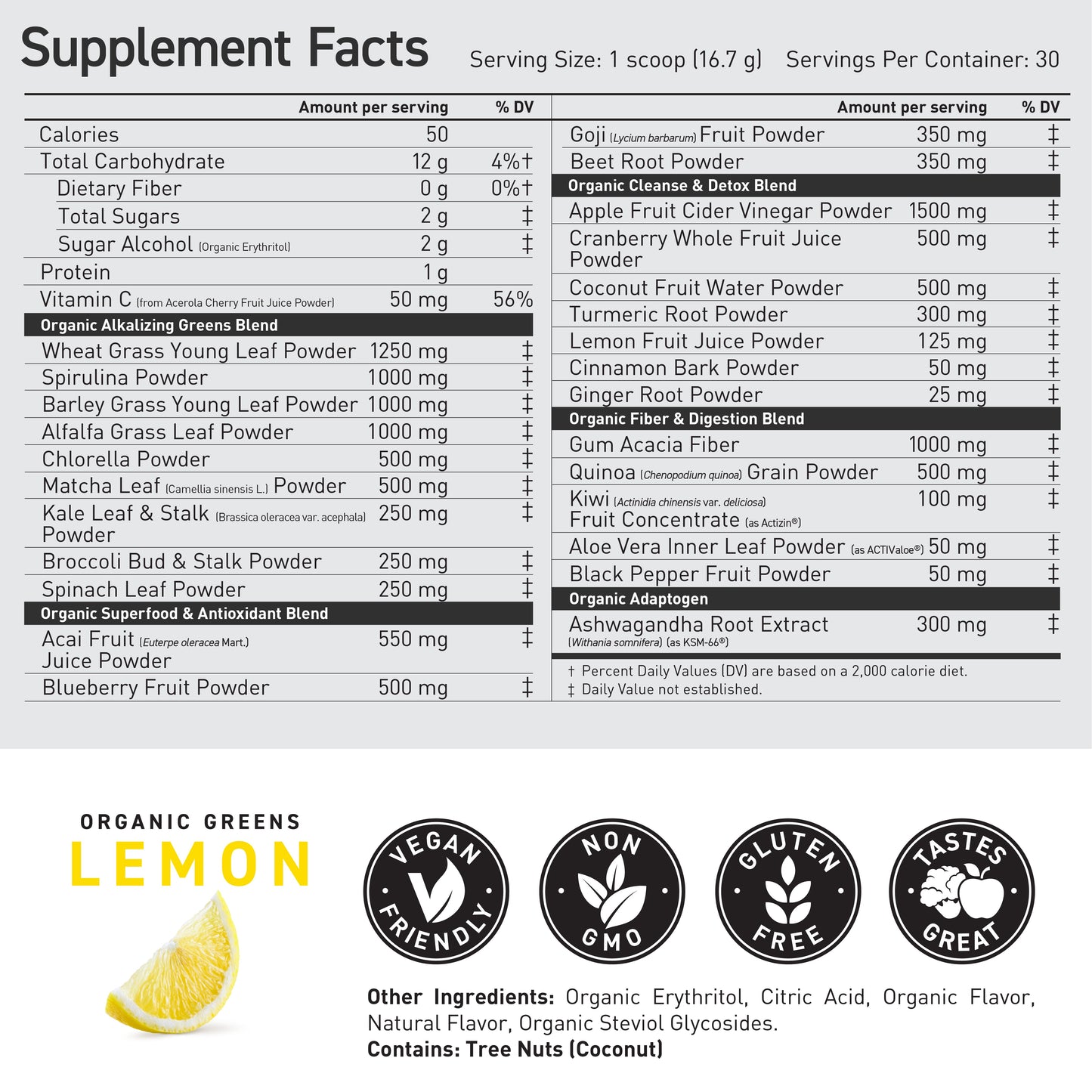 Organic Greens (Outlive 100)