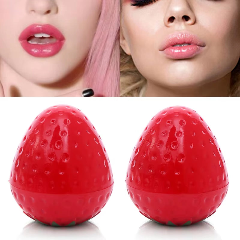 Lady Girls Moisturizing Lip Balm Natural Formula Cute Nutritious Lip Gloss Natural Strawberry Lipstick Plant Organic Lips