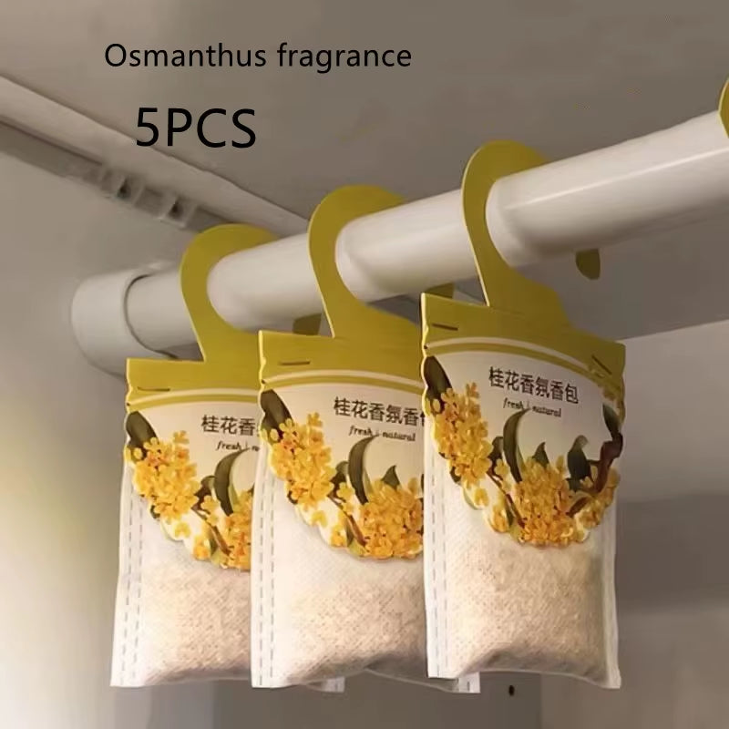 Natural Sachet Hanging Lavender Spice Pack Bedroom Closet Aromatherapy Long-Lasting Deodorizing Air Freshener