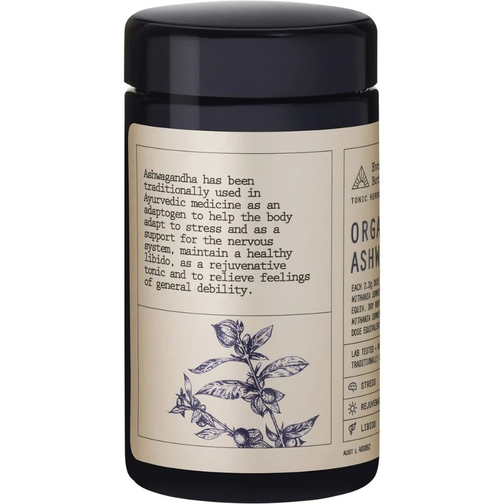 Ashwagandha Organic 12.5:1 Tonic Herbs 100G