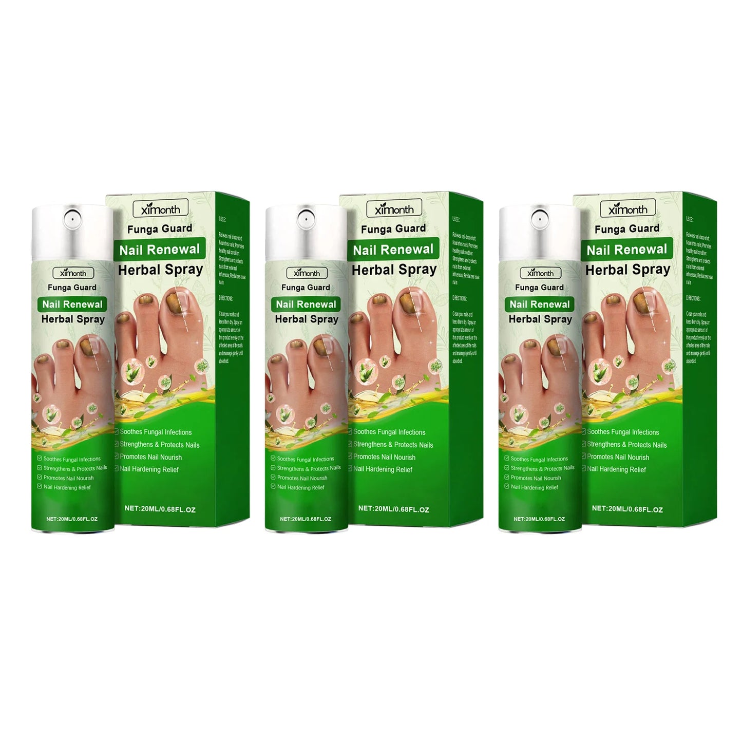 Nail-Fungal Treatments for Toenails Herbal Ingredients for Remove Onychomycosis