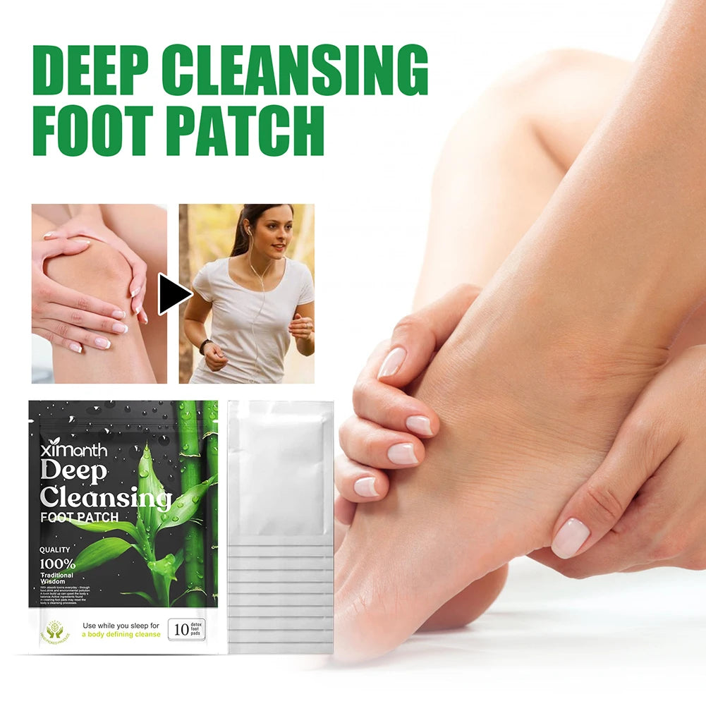 10-200PCS Detox Foot Patches Stress Relief Feet Deep Sleep Herbal Detox Sticker Conditioning Body Relieve Stress Foot Care Tool