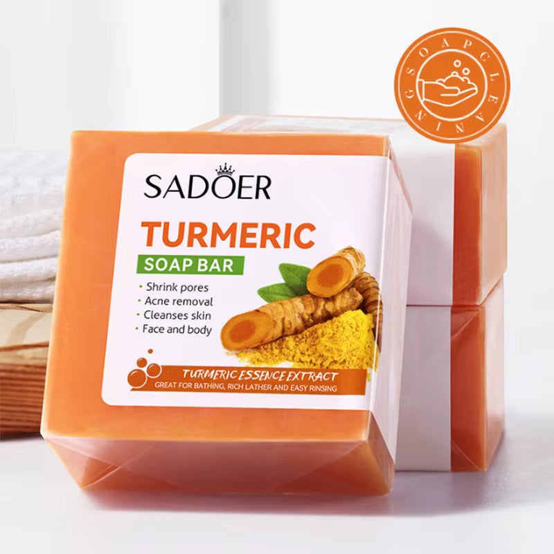 Herbal Turmeric Soap Moisturize Control Oil and Clean Soap Prevent Dry Skin Hydrating and Moisturizing Product Body Care