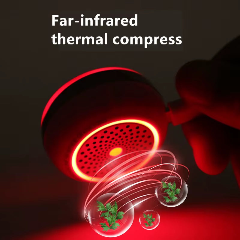 Electric Smokeless Moxibustion Device Neck Shoulder Heated Therapy Herbal Medicine Acupoint Massage Body Relaxation Massager