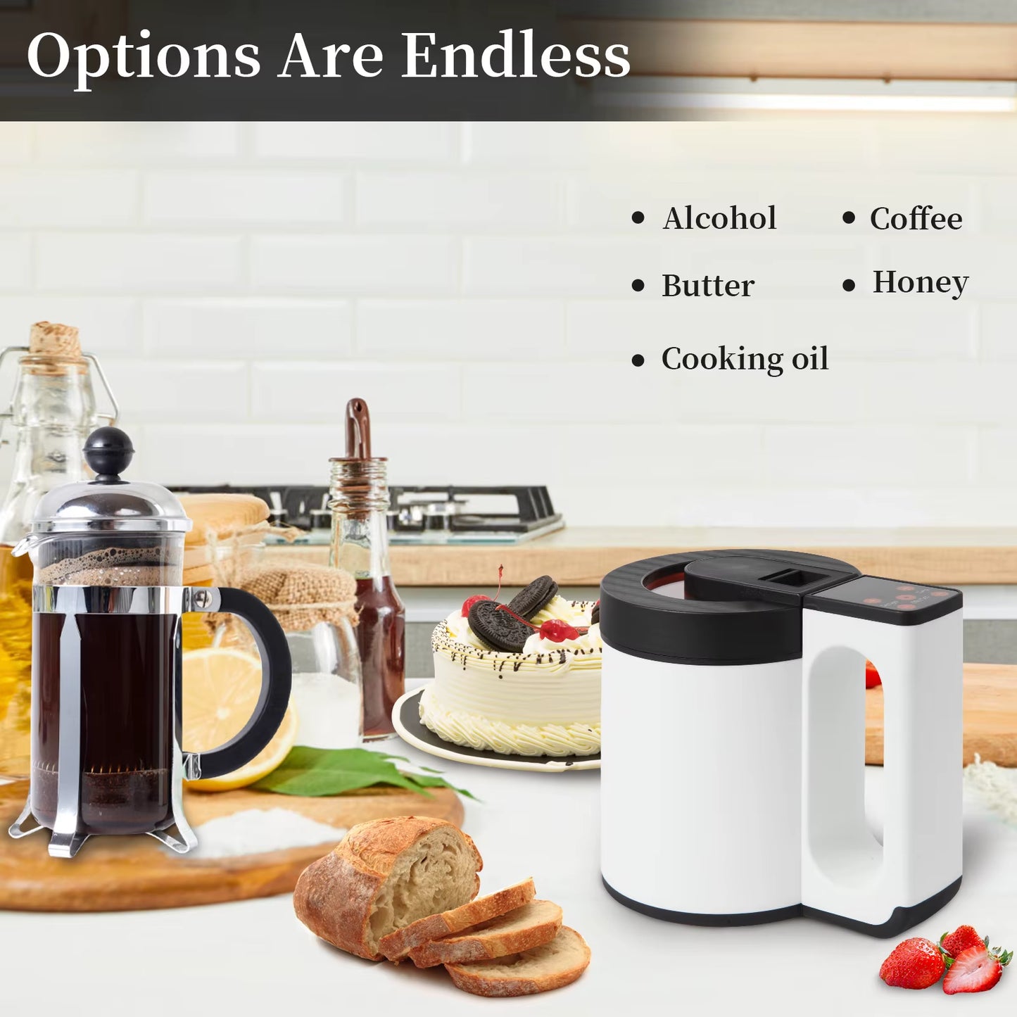 Enjoyhigh Herbability Decarboxylator and Infusion Machine,Herbal Oil,Tincture Maker,Oil Infusion and Decarb Machine