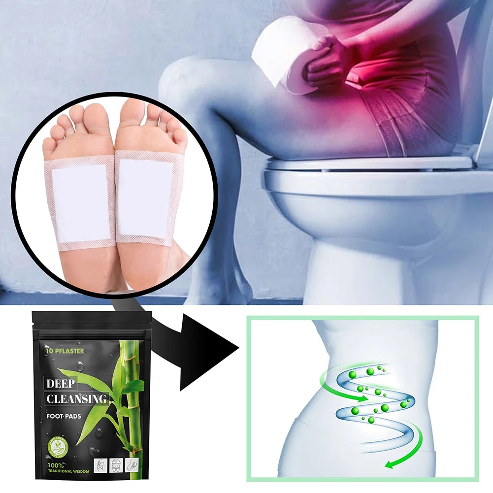 Multifunctional Body Health Adhesive Herbal Formula Stress Relief Feet Pads
