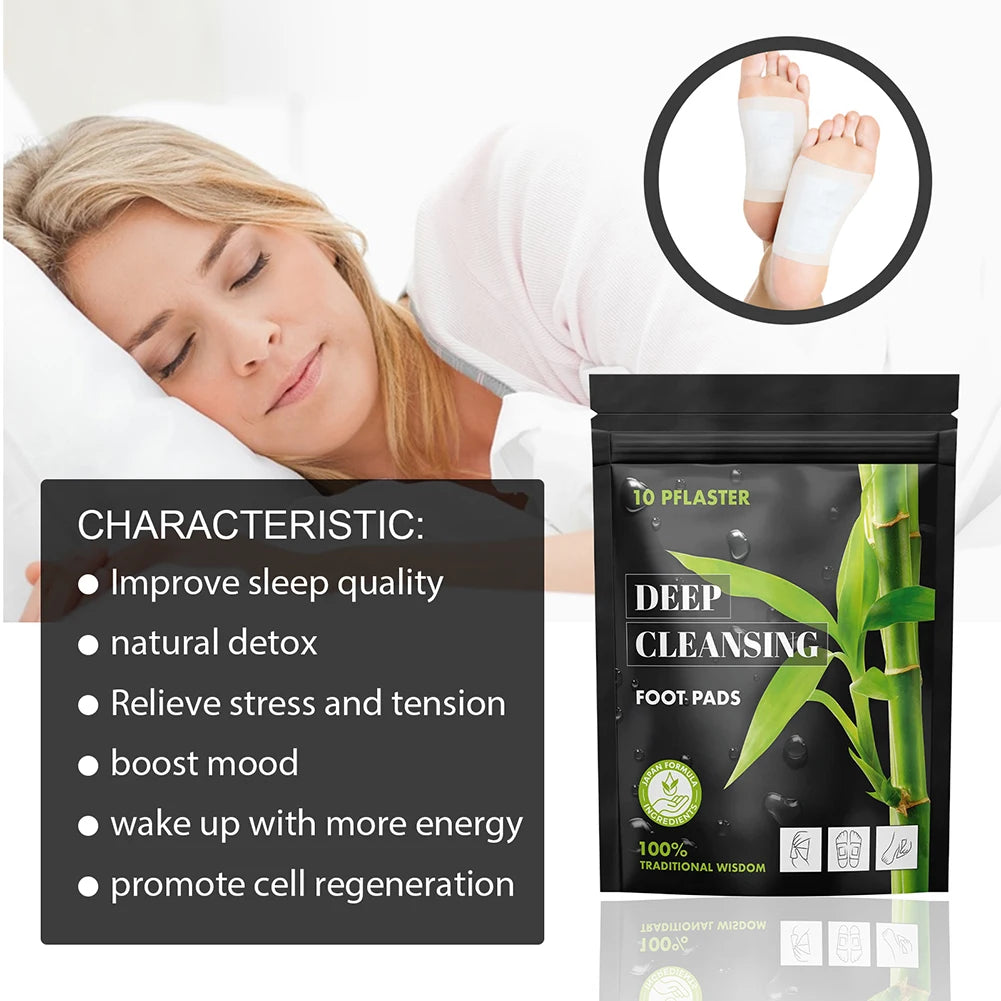 Multifunctional Body Health Adhesive Herbal Formula Stress Relief Feet Pads