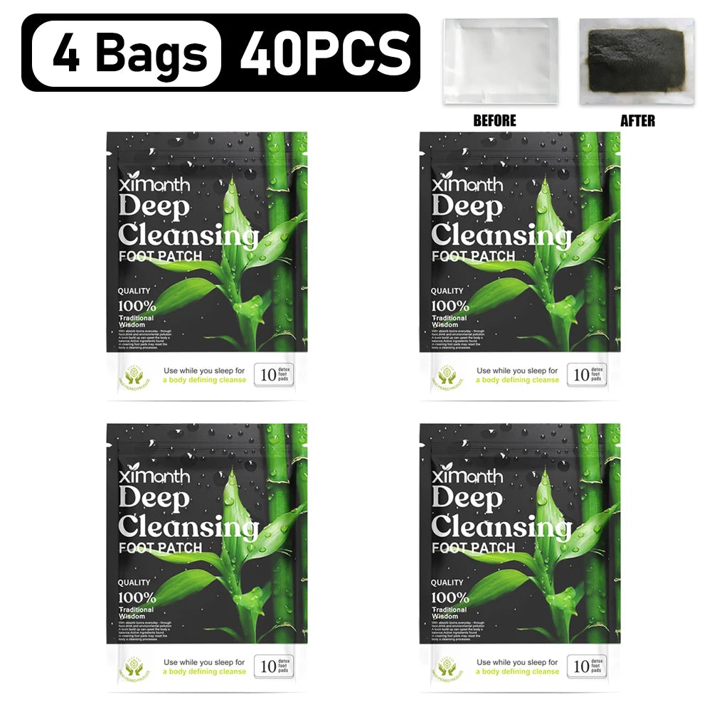 10-200PCS Detox Foot Patches Stress Relief Feet Deep Sleep Herbal Detox Sticker Conditioning Body Relieve Stress Foot Care Tool