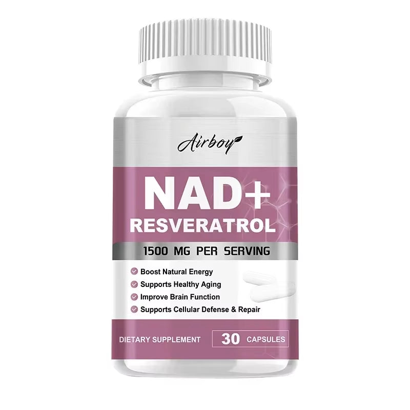 NAD plus Supplement - Natural Energy, Cellular Health, anti Aging, Nad Nicotinamide Riboside
