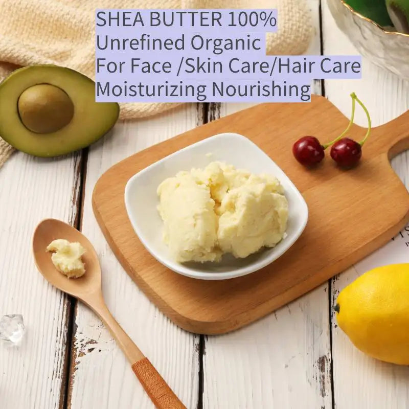 50G Natural Organic Unrefined Shea Butter Oil Skin Care Body Oil Moisturizing Nourishing Body Massage Cosmetics Oil