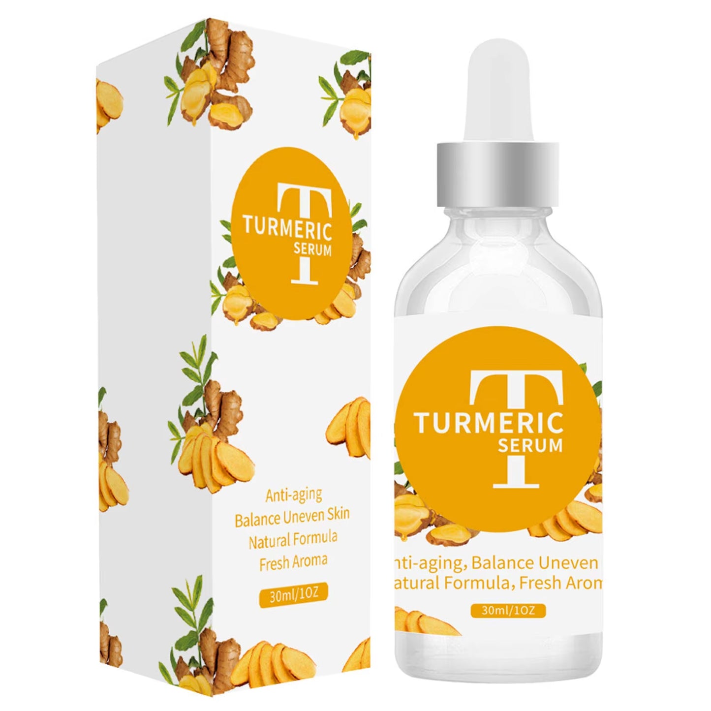 10Ml Turmeric Essential Oil Organic Turmeric Face Oil Organic Turmeric Oil Moisturizing Oil for Reducing Fine Lines And