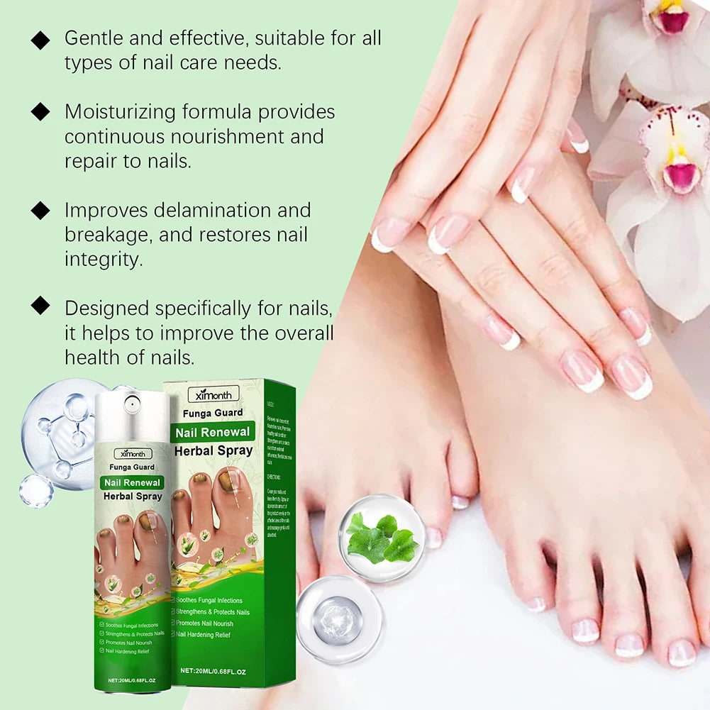 Nail-Fungal Treatments for Toenails Herbal Ingredients for Remove Onychomycosis