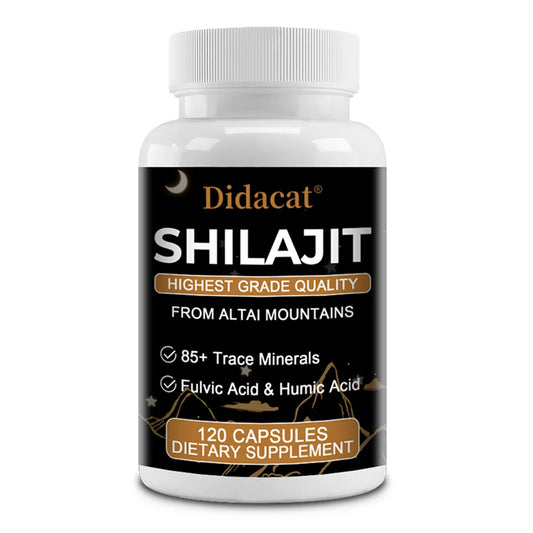 Unlock Your Health Potential with 100% Pure Shilajit Mineral Supplement - Packed with 85+ Trace Minerals, Fulvic Acid, and Antioxidants for Optimal Wellness