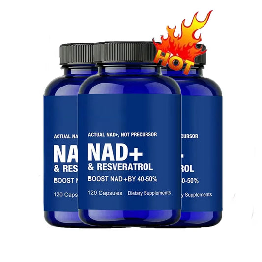 NAD Supplement, NAD+ Supplement with Resveratrol, NAD plus Boosting - Support Cellular Health, Stamina & Healthy Aging
