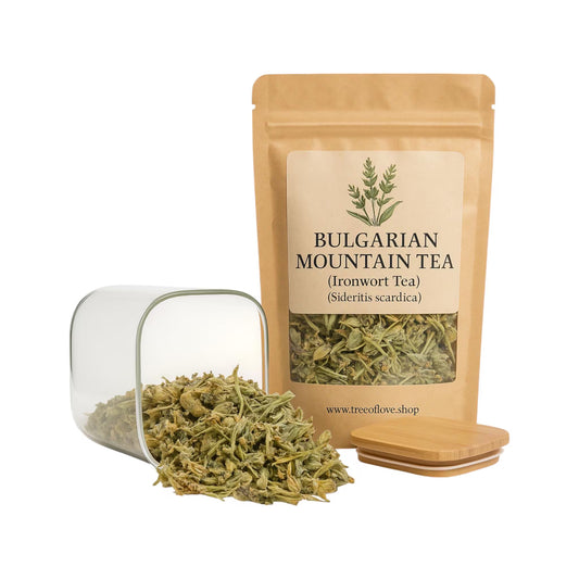 Mountain Tea | Bulgarian Mountain Tea | Sideritis Scardica| Herbal | Loose | Herb | Fresh Harvested | Premium Quality